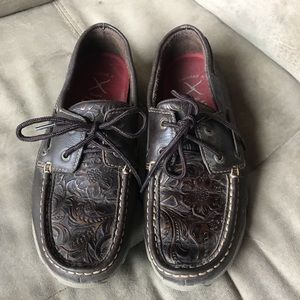 Twisted X moccasins size 7- worn once!!!